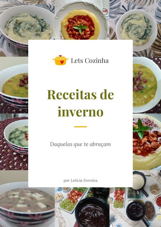Capa do e-book: Receitas de inverno
