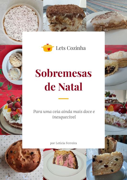 Capa do e-book: Sobremesas de Natal