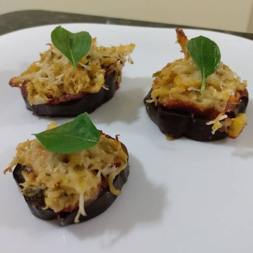Pizzinha de berinjela