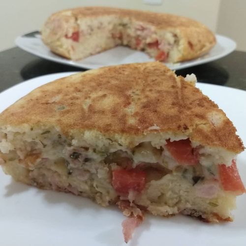 Torta salgada de frigideira