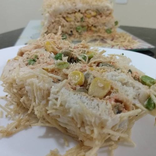 Bolo salgado de frango