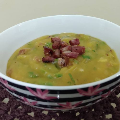 Creme de mandioquinha