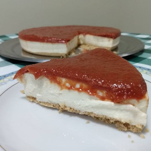 Cheesecake Romeu e Julieta
