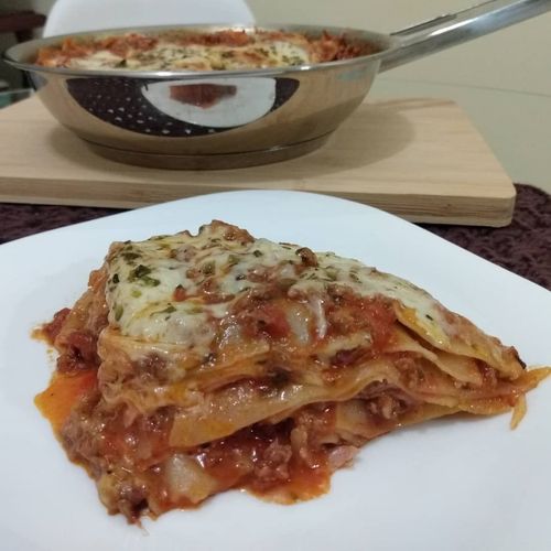 Lasanha de frigideira