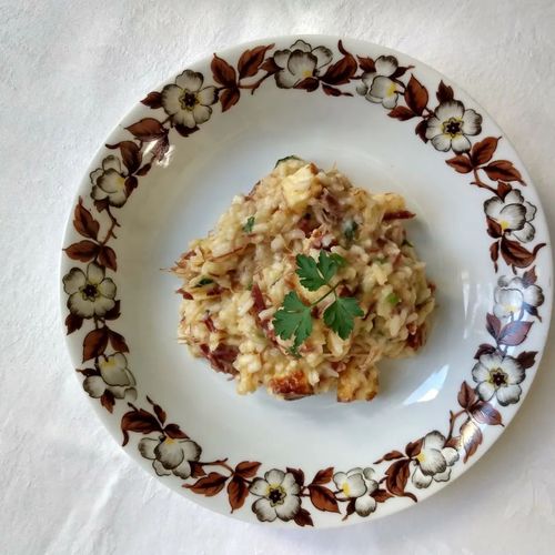 Risoto de carne seca