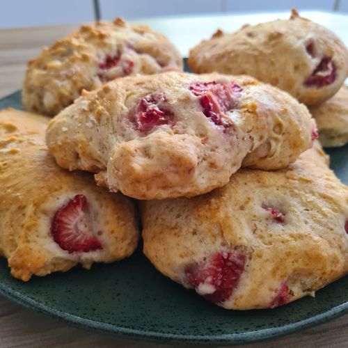Scone de morango